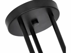 Clearance NETTLIFE Lámpara de Techo Lámpara Vintage 6 Bombillas E27 Lámpara Industrial Dormitorio Lámpara Retro para Sala de Estar Hotel Cafetería Negro