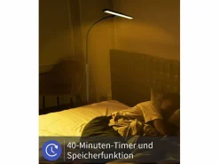 Discount Mesa de luz LED Salón Dimmable - Moderna, 10W Táctil, Oficina con temporizador, Cama con cuello de cisne ajustable Lámpara De Pie