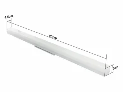 New Plafón LED blanco 4000K 36W 90CM lámpara de cocina con luz diurna: lámpara para cocina salón dormitorio balcón pasillo Plafón