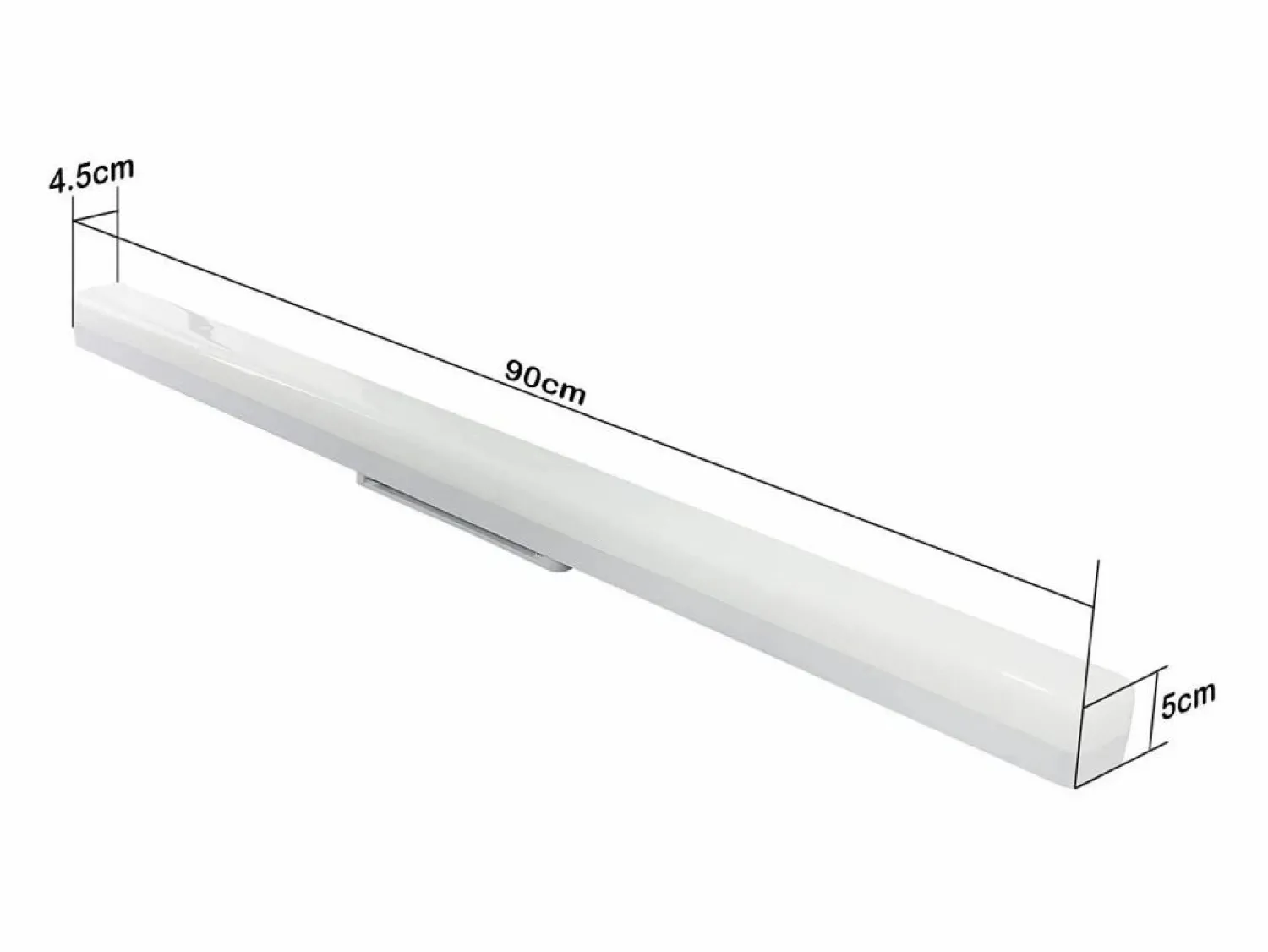 New Plafón LED blanco 4000K 36W 90CM lámpara de cocina con luz diurna: lámpara para cocina salón dormitorio balcón pasillo Plafón