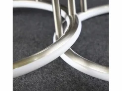 Discount Plafóndido LED Moderno, Diseño de Anillos, Luz Blanca Cálida 3000K, 41W, 3 Llames. Plafón