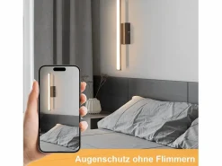 NETTLIFE Plafonario salón, plafonario dormitorio: lámpara de salón moderna de 6W 3000K, lámpara de cocina interior de diseño blanco cálido.