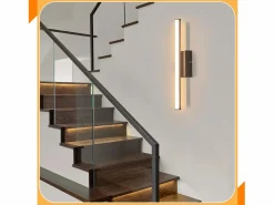 NETTLIFE Plafonario salón, plafonario dormitorio: lámpara de salón moderna de 6W 3000K, lámpara de cocina interior de diseño blanco cálido.