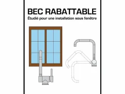 Outlet Essebagno New Oslo mezclador para fregadero abatible oro cepillado Dorado