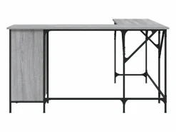 Clearance Garden Furniture Nicklas Escritorio madera de ingeniería Sonoma 141x141x75 cm Gris
