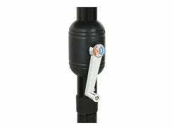 Clearance Nijkerk Sombrilla jardín de 3 niveles con palo de aluminio negro 3,5 m Sombrilla
