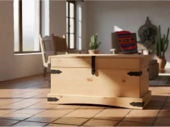 Discount Nuevo México ancho de pecho 92 cm, alto 45 cm lejía/cera. Baúl Y Arcón