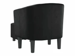Online Nykøbing Mors Sillón con taburete cuero sintético Sillón Estilo Cabriolet