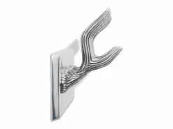 Best Nylda Colgador de aluminio con ganchos para ropa, abrigos Perchero