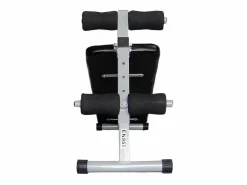 Discount O'Fitness Tabla de abdominales - Dimensiones: 137 x 33,5 x 73 cm - Ideal para la actividad física en casa Negro