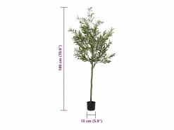 Clearance Olivo artificial 700 hojas 180 cm Verde