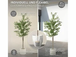 Outlet Olivo artificial Plantas artificiales Árbol artificial Planta artificial en mace Planta Artificial