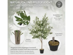 ML-DESIGN Olivo artificial Plantas artificiales Árbol artificial Planta artificial en mace