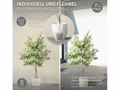 ML-DESIGN Olivo artificial Plantas artificiales Árbol artificial Planta artificial en mace