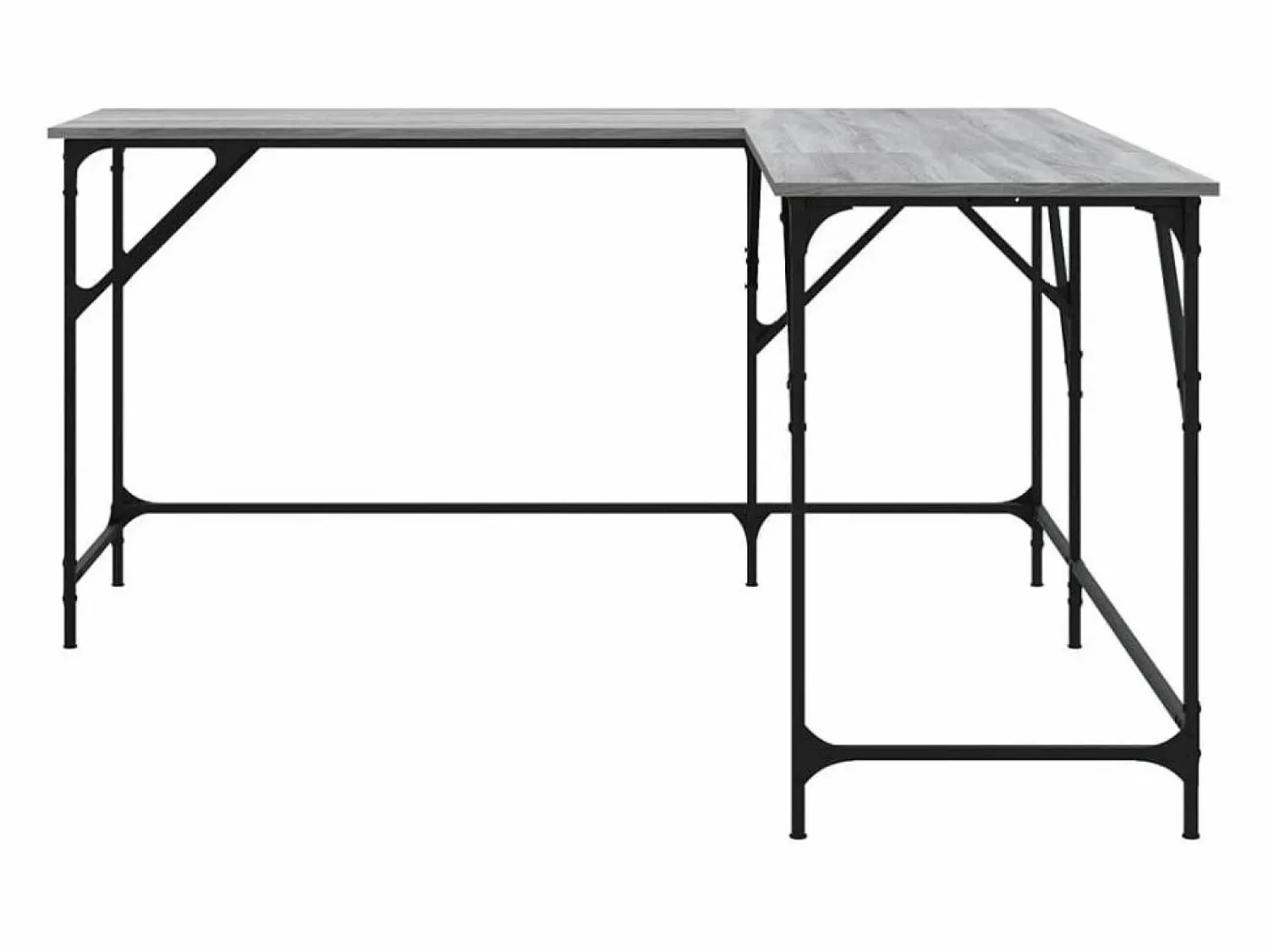 Online Olyn Escritorio madera de ingeniería Sonoma 149x149x75 cm Escritorio Rinconero