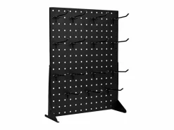 Organizador de Paneles Perforados SucceBuy, 44 x 33,5 cm, Lote de 2, con 30 Ganchos, Carga 5 kg, Panel Perforado de Almacenamiento de Acero Laminado en Frío Grueso