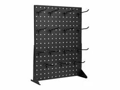Organizador de Paneles Perforados SucceBuy, 44 x 33,5 cm, Lote de 2, con 30 Ganchos, Carga 5 kg, Panel Perforado de Almacenamiento de Acero Laminado en Frío Grueso