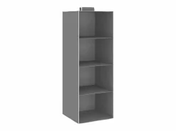 Hot Organizadores de armario colgantes 2 uds con 4 estantes tela ES663131 Gris