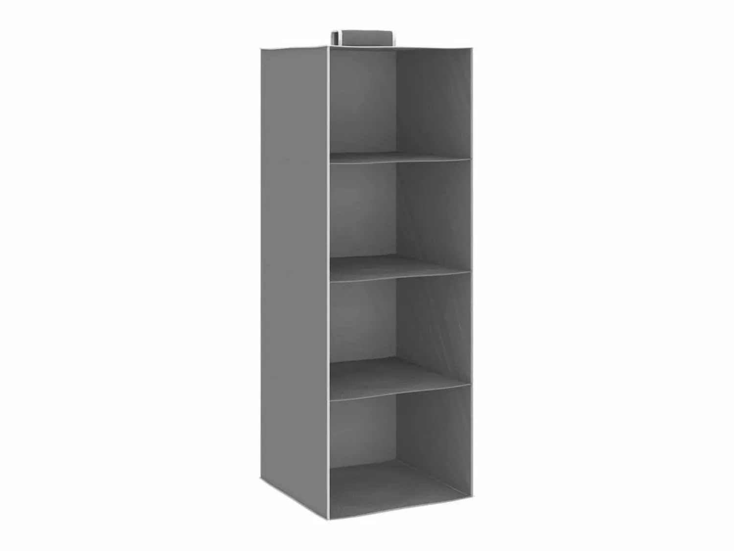 Hot Organizadores de armario colgantes 2 uds con 4 estantes tela ES663131 Gris