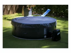 Sale Ospazia Spa hinchable redondo de 6 plazas en Dropstitch - - Diámetro: 200 cm - Filtro y funda incluidos Spa Hinchable