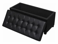 Online Otomana de almacenamiento de cuero artificial Banco Y Pie De Cama|Banco Y Pie De Cama