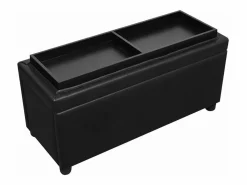 Online Otomana de almacenamiento de cuero artificial Banco Y Pie De Cama|Banco Y Pie De Cama