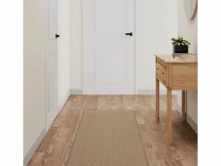 Clearance Overijse Alfombra de pasillo con aspecto de sisal color arena 50x250 cm Alfombra De Pasillo