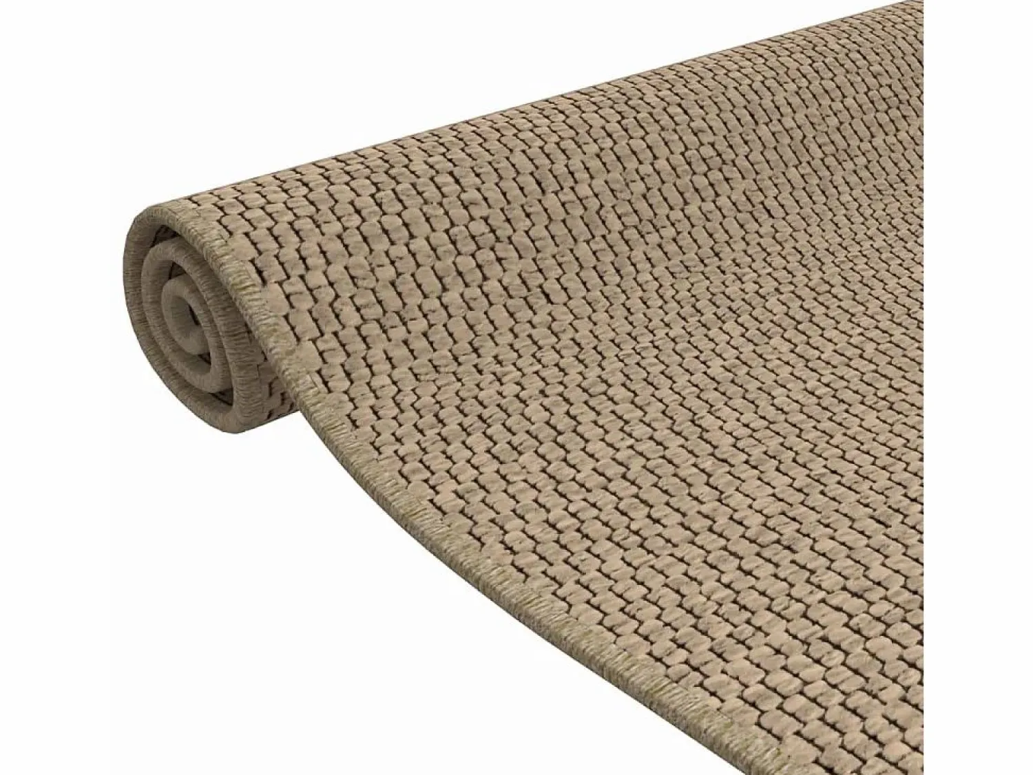 Sale Overijse Alfombra de pasillo con aspecto de sisal color arena 50x100 cm Alfombra De Pasillo