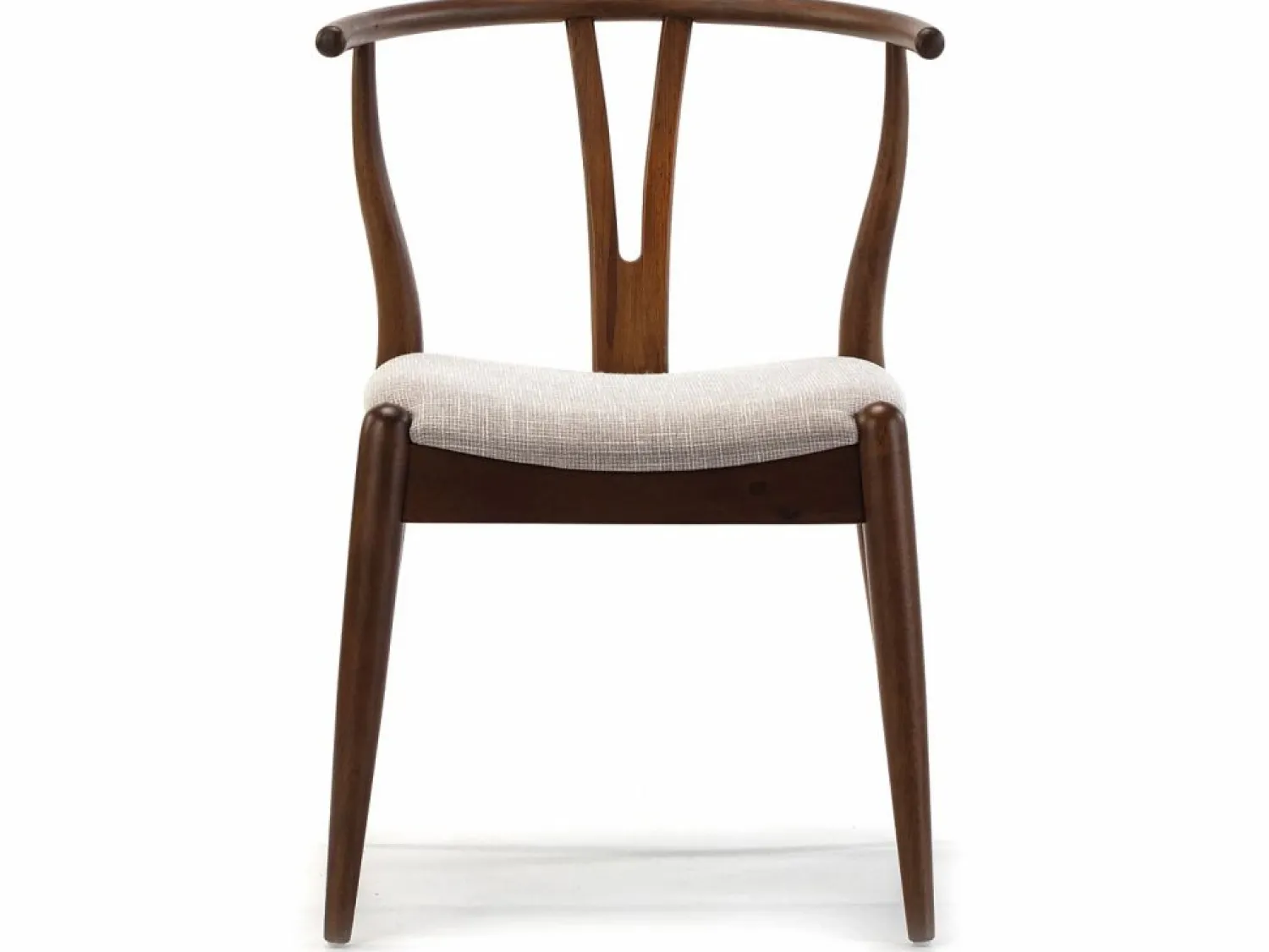 VS Venta-stock Pack 2 sillas Rustic Color Nogal, Madera Maciza, 55 x 54,5 x 76 cm