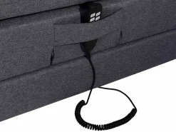 Discount Pack boxspring CASTEL de - Color Antracita Cama Continental Boxspring|Cama Articulada