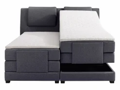Discount Pack boxspring CASTEL de - Color Antracita Cama Continental Boxspring|Cama Articulada