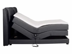 Discount Pack boxspring CASTEL de - Color Antracita Cama Continental Boxspring|Cama Articulada