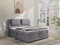 Outlet Palacio Pack boxspring CASTEL II de - Color Gris claro