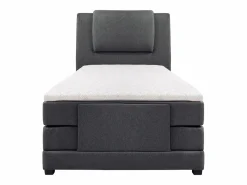New Pack boxspring relajación CASTEL de - Tela antracita Cama Continental Boxspring|Cama Articulada