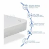 Dormissimo Pack Colchon 90x190 CAMA INFANTIL - Altura 14 CM ORION CONFORT + 1 Almohada junior 90x35 + 1 Protector colchon 90x190 cm