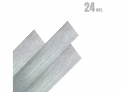 Best Pack de 24 lamas PVC autoadhesivas 3,34 m² 91,4x15,2 cm Marco Para Fotos