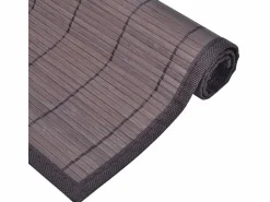 Online Pack de 6 salvamanteles de bambú marrón oscuro 30x45 cm Mantelería|Mantelería