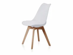 Pack de 4 sillas de comedor Bistro estilo nórdico Adec Sillas Y Lotes De Sillas