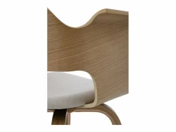 Sale Pack de 4 sillones madera contrachapado roble asiento tapizado Sillas Y Lotes De Sillas