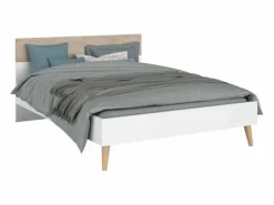 Online Pack Dormitorio Osaka Roble Japonés Cama 135-140x190 cm, 2 mesitas y Armario Dormitorio Completo