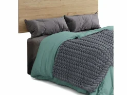 Pack Habitación Matrimonio Clim Industrial: Cabecero, 2 Mesitas, Armario, Cómoda