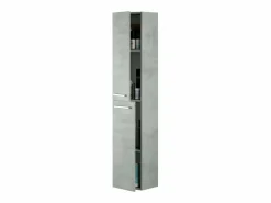 Best Pack Muebles Baño Aruba Estilo Industrial Cemento Mueble, Espejo, Lavamanos Gris
