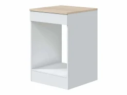Clearance Pack Muebles Cocina Kira Modular Brillo/Roble Canadian 7 Módulos Cocina Completa