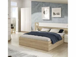 Clearance Pack Muebles Dorm. Matrimonio Luca Roble/ (cabecero + armario) Dormitorio Completo