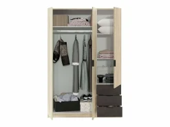 Outlet Pack Muebles Dormitorio Andy Armario Cabezal Mesitas Cama 150x190 Dormitorio Completo