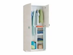 Pack Muebles Dormitorio Juvenil Cama Nido Estante y Armario 90x190 cm