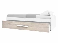 Online Pack Muebles Juveniles Habitación Estelle Modernos y Roble Sahara Blanco