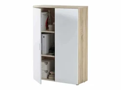 Outlet Pack Muebles Oficina: 4 Mesas, 4 Armarios, & Canadian Moderno Mesa De Ordenador