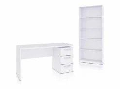 Online Pack office Sasha Plus Blanco Artik (Blanco Mate) Mesa De Ordenador