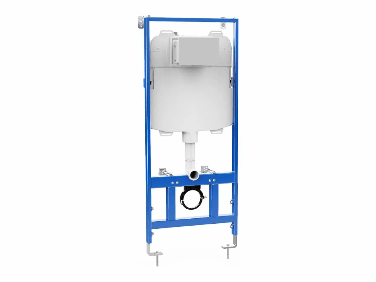 Outlet Pack WC flotante, cerámica mate con bastidor y placa de accionamiento HURO II Inodoro Suspendido